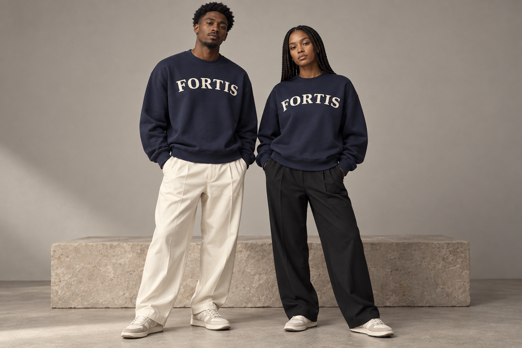 FORTIS COLLEGIATE OVERSIZED CREWNECK | CSCO BLACK LABEL
