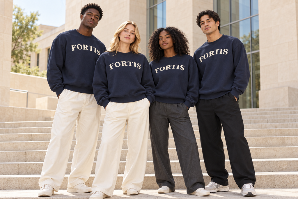 FORTIS COLLEGIATE OVERSIZED CREWNECK | CSCO BLACK LABEL